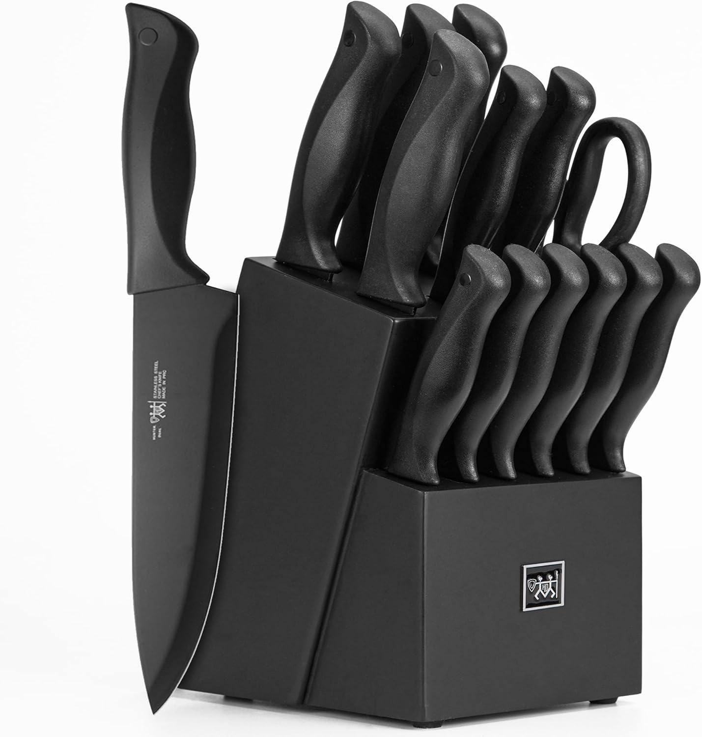 ชุดมีดทำครัว HUNTER.DUAL 15 ชิ้น พร้อมแท่นวาง